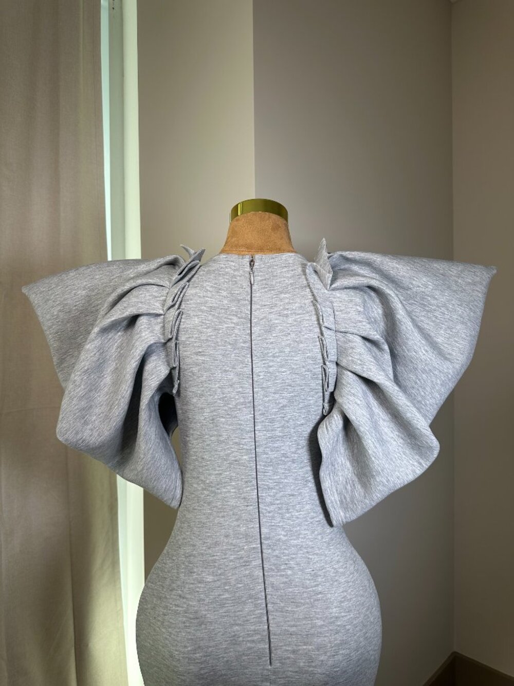 AKIRA Women's Grey Dress - Picture 3 of 5